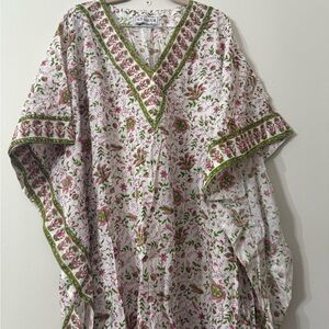 Elegant Floral V-Neck Dress